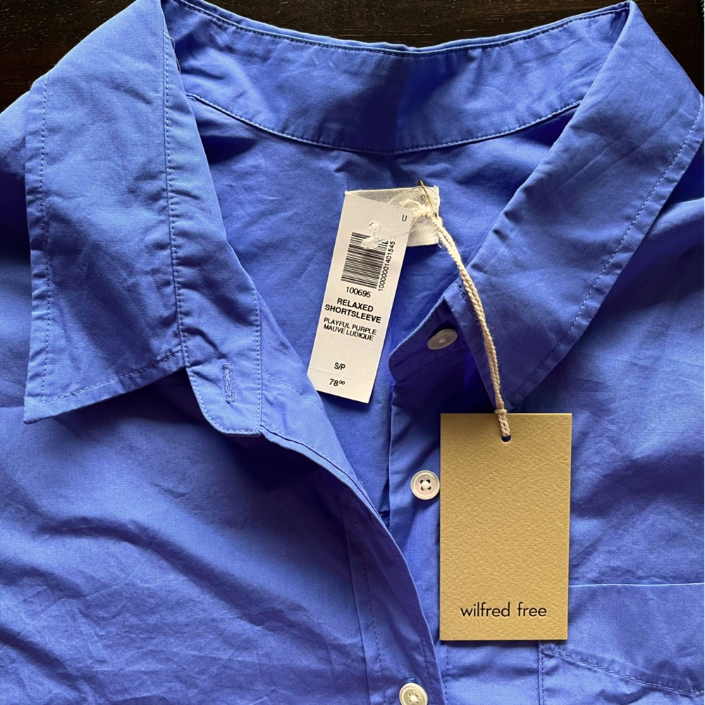 NWT Wilfred Free short sleeve - playful purple - Picture 1 of 4